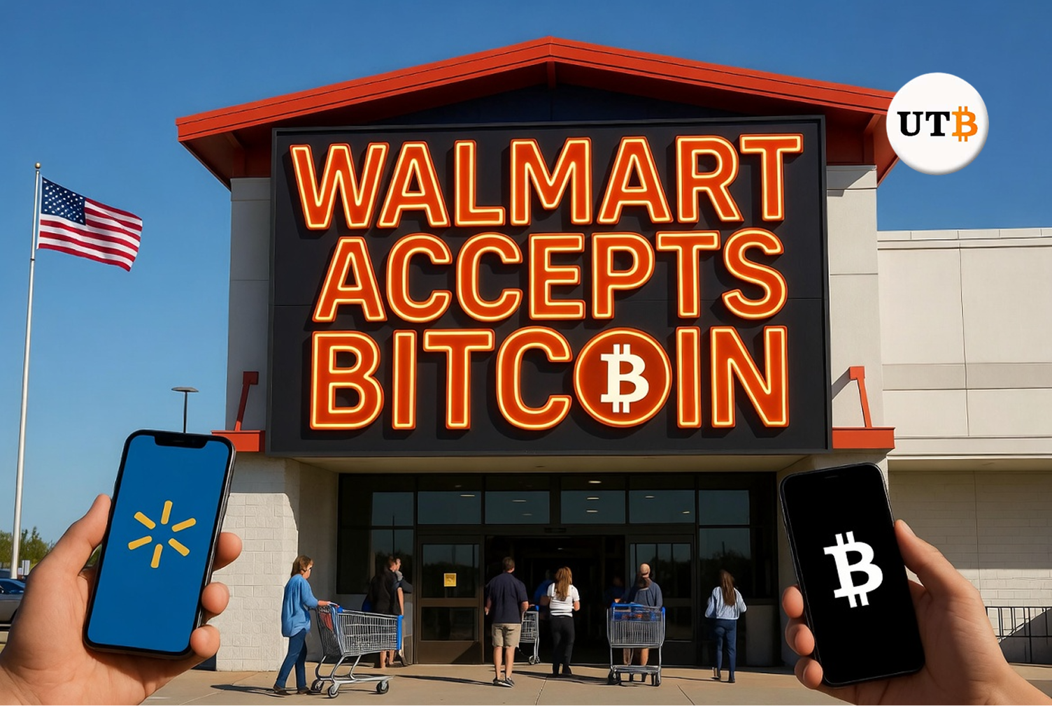 Walmart Now Lets 150 Million Shoppers Buy Groceries With Bitcoin via OnePay – Here Is Exactly How It Works