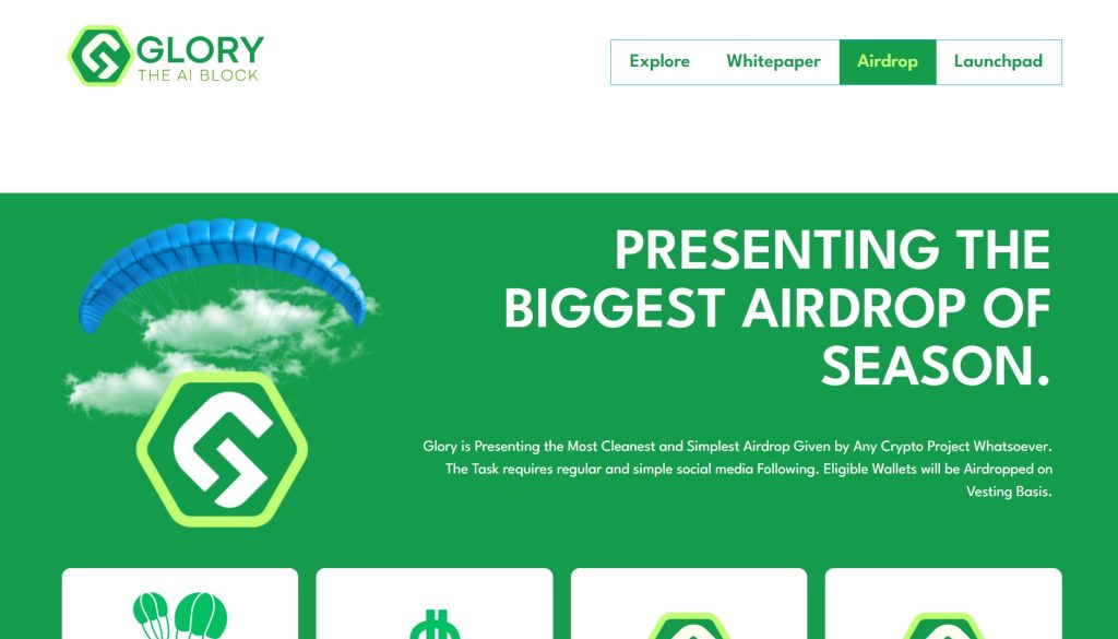 Glorychain Airdrop Guide: Power Up with $GLORY Today 2 https://usethebitcoin.com/wp-content/uploads/2026/05/image5-11.png UseTheBitcoin image3 10