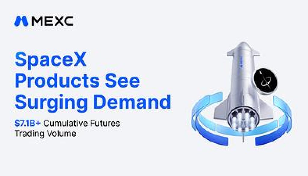 MEXC SpaceX Products See Surging Demand as Cumulative Futures Trading Volume Surpasses $7.1 Billion