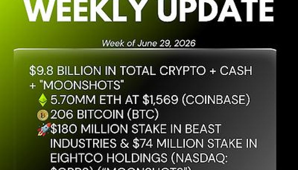 Bitmine Weekly Update
