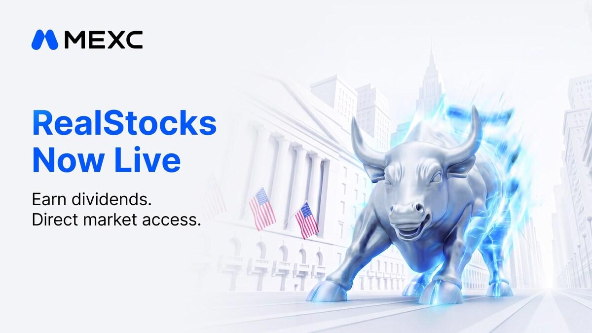 Crypto Meets Wall Street: MEXC Unveils ‘RealStocks’ with 0-Fee U.S. Equity Trading and Real Dividends