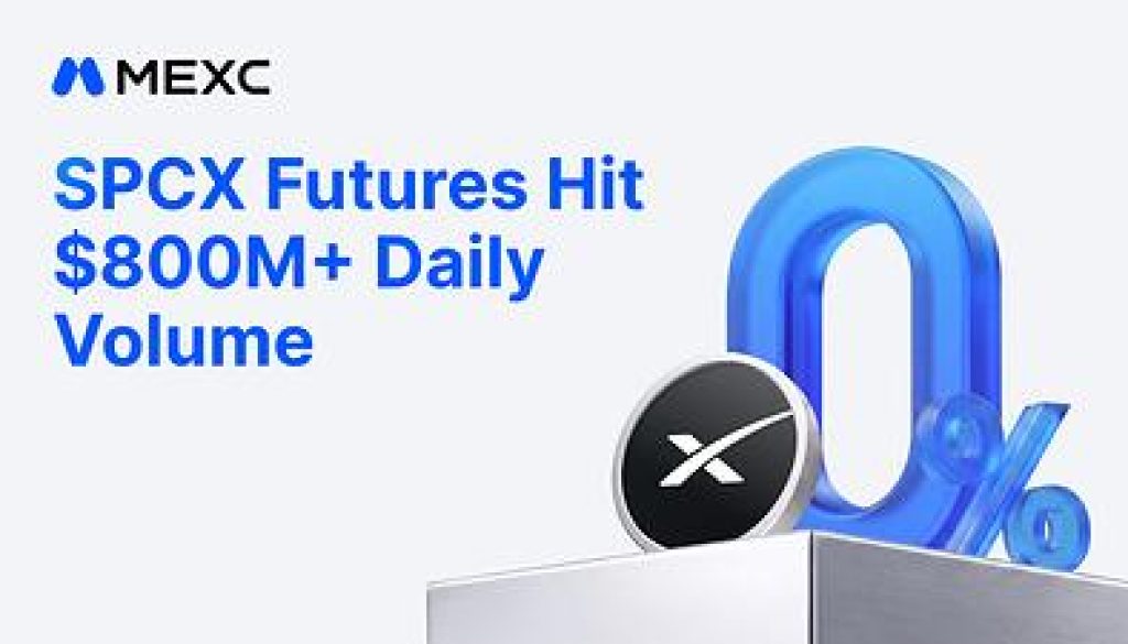SpaceX Continues to Drive Strong Trading Activity as MEXC SPCX Futures Daily Trading Volume Surpasses $800 Million USDT 1 https://usethebitcoin.com/wp-content/uploads/2026/06/cf06d5ebb77b446f9b08edab2aa9643e_1781865006jVAKsmpSgC.jpg UseTheBitcoin cf06d5ebb77b446f9b08edab2aa9643e 1781865005AnyS58iTg6