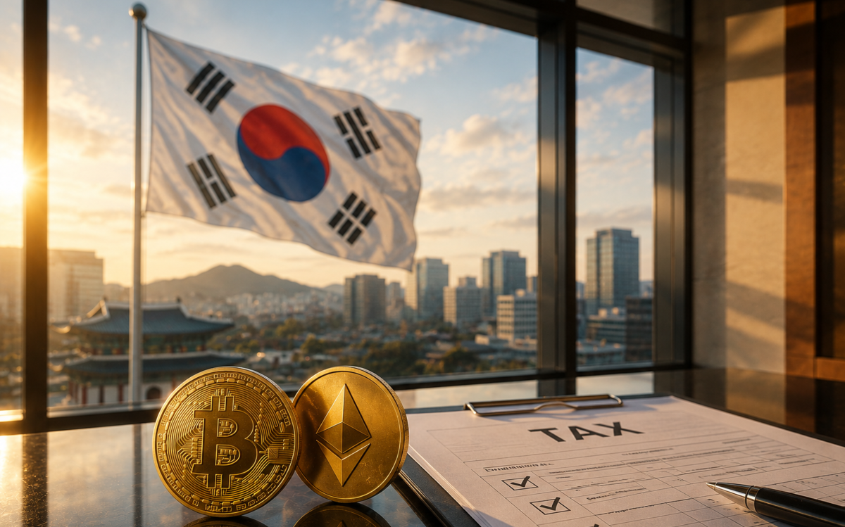 South Korea Confirms Crypto Tax Start Date for January 2027