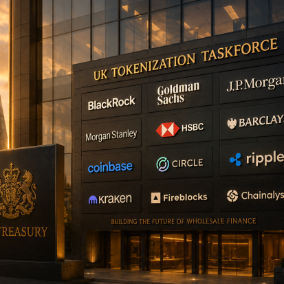UK Tokenization Task Force Adds 54 Firms, Including BlackRock and Coinbase