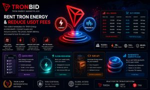 Rent TRON Energy and Reduce USDT Fees : TronBid Expands Marketplace