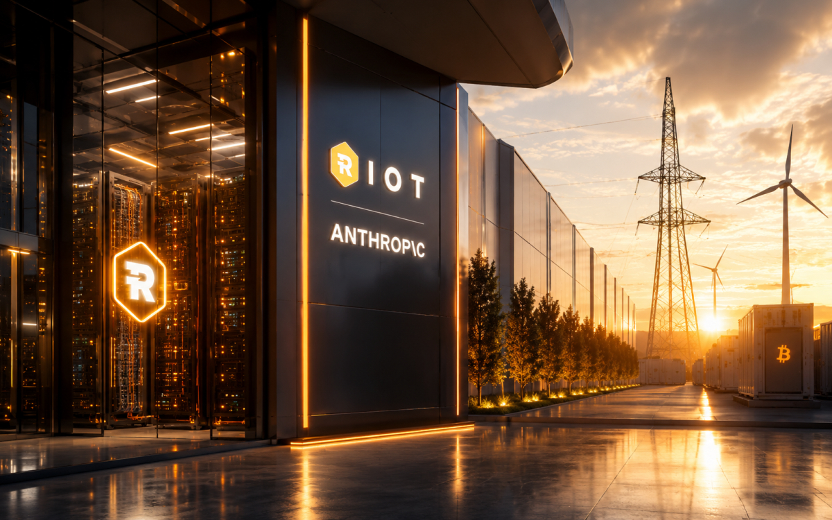 Riot Platforms Signs $9.1B AI Data Center Deal With Anthropic
