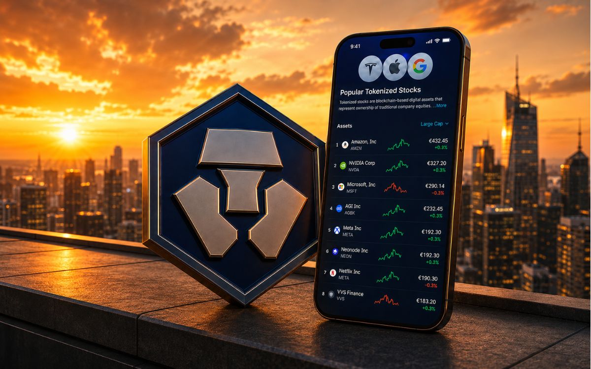 Crypto.com Launches Tokenized Stocks Trading in Europe