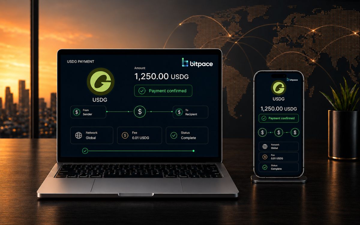 USDG Stablecoin Support Added to Bitpace Platform