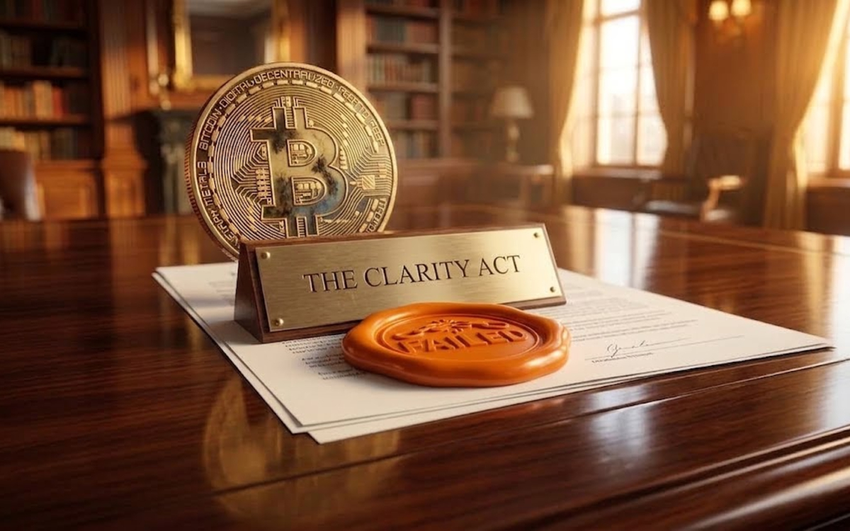 CLARITY Act Fails Senate Vote as Bitcoin Falls Below $76K