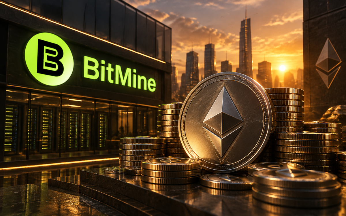 BitMine Adds 27,180 ETH as Its Ethereum Holdings Reach 5.96 Million ETH