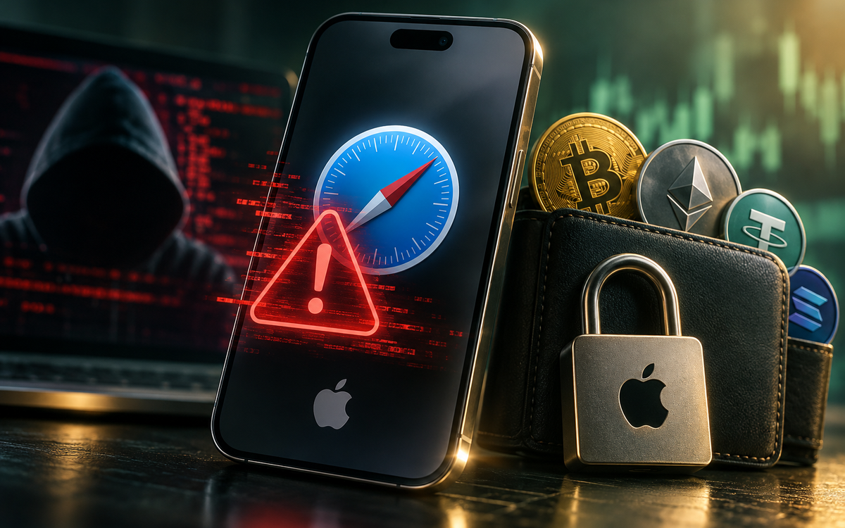 iPhone Users Warned of Safari Exploit Risk to Crypto Wallets
