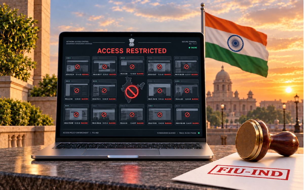 India Seeks Takedown of 15 Crypto Platforms