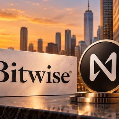 Bitwise Launches First Spot NEAR ETP in the U.S. With Staking