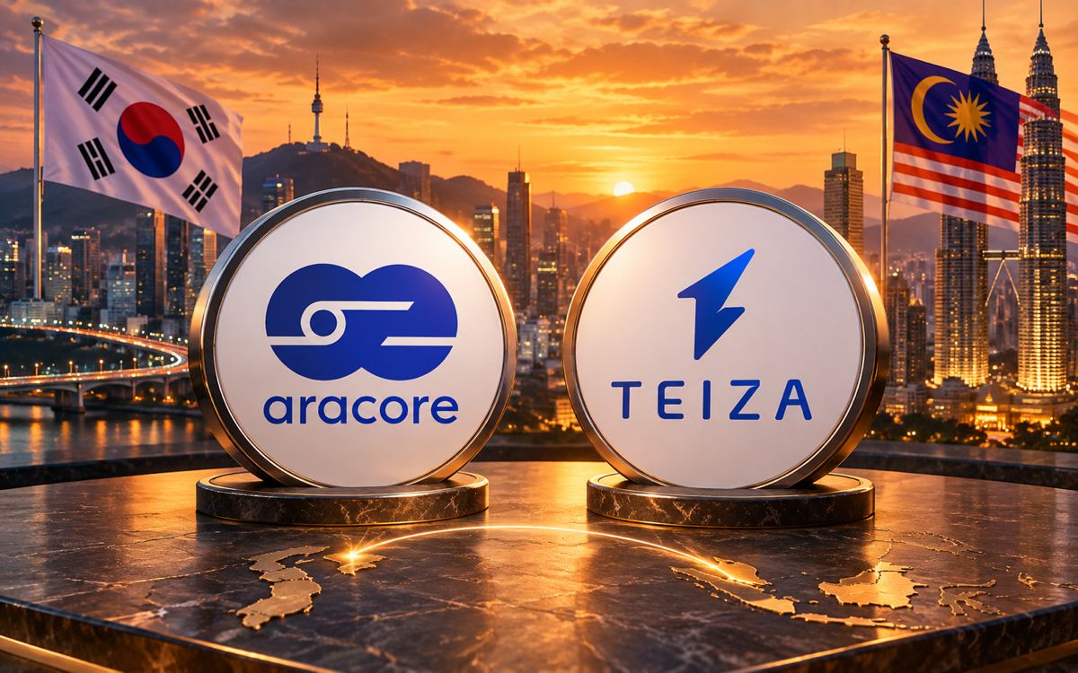 Aracore, Teiza to Explore Institutional Stablecoin Settlement Between Korea and Malaysia