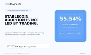 Stablecoins Are Quietly Becoming Business Infrastructure, NOWPayments Data Shows