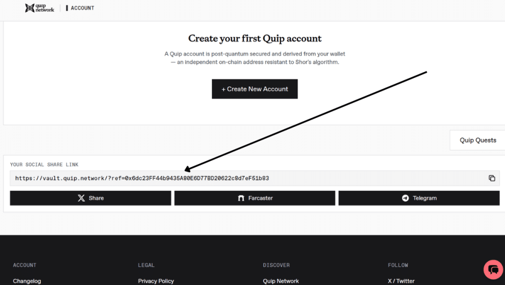 Quip Network Airdrop Guide: How to Earn $QUIP Points Before TGE 5 https://usethebitcoin.com/wp-content/uploads/2026/10/image6-2.png UseTheBitcoin image1 4